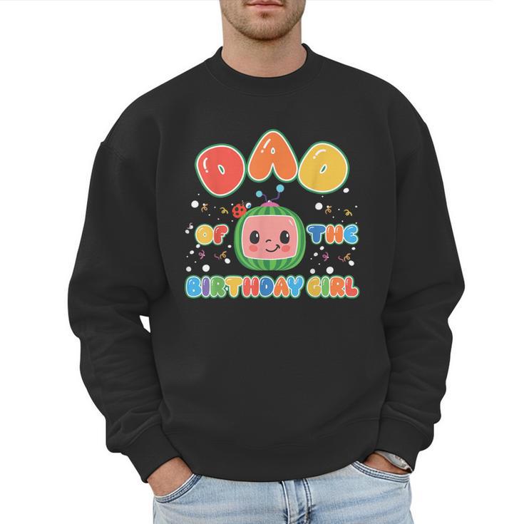 Mom And Dad Of The Birthday Girl Melon Family Matching Men Sweatshirt