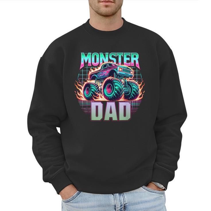 Monster Truck Dad Monster Truck Are My Jam Truck Lovers Men Sweatshirt