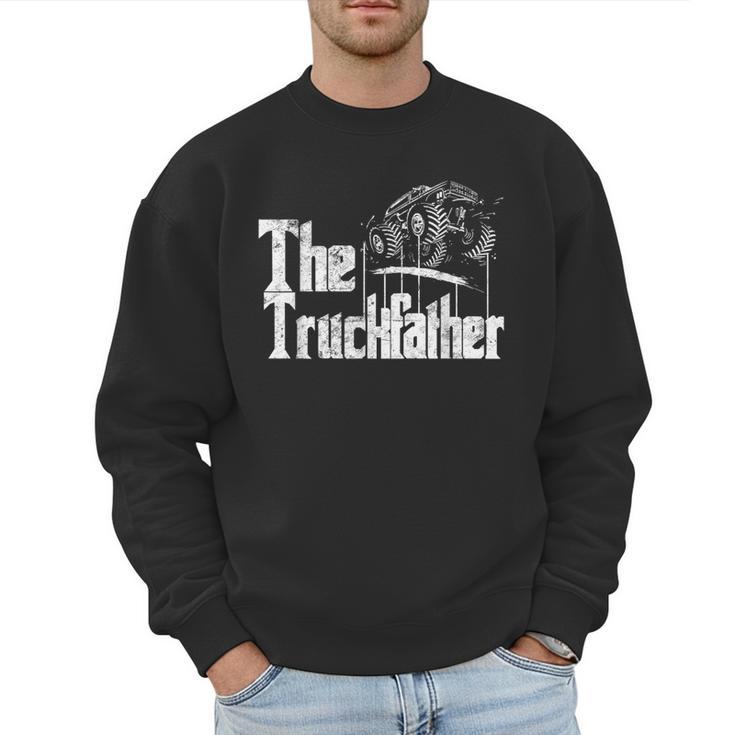 Monster Truck Jam Truckfather Dad Father UTE Pickup Men Sweatshirt