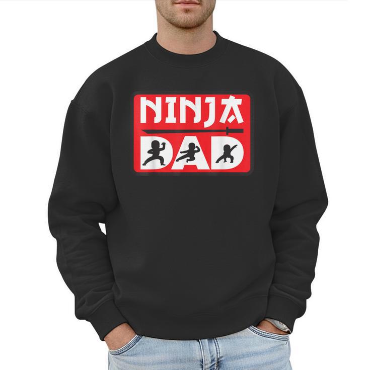 Ninja Dad Matching Family Ninja Warrior Men Sweatshirt