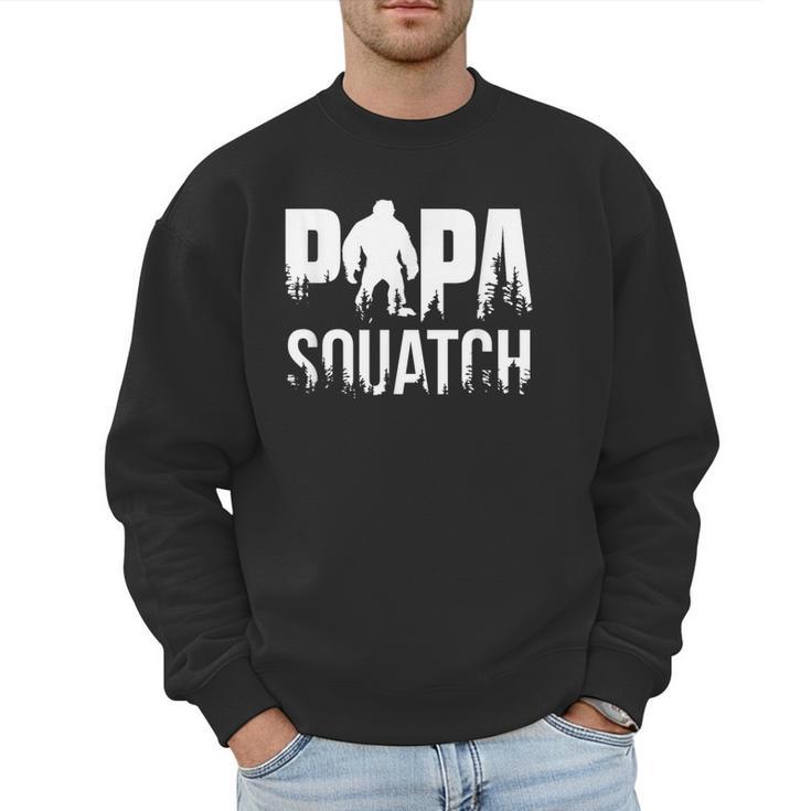 Papa Squatch For Dad Sasquatch Fathers Day Men Sweatshirt