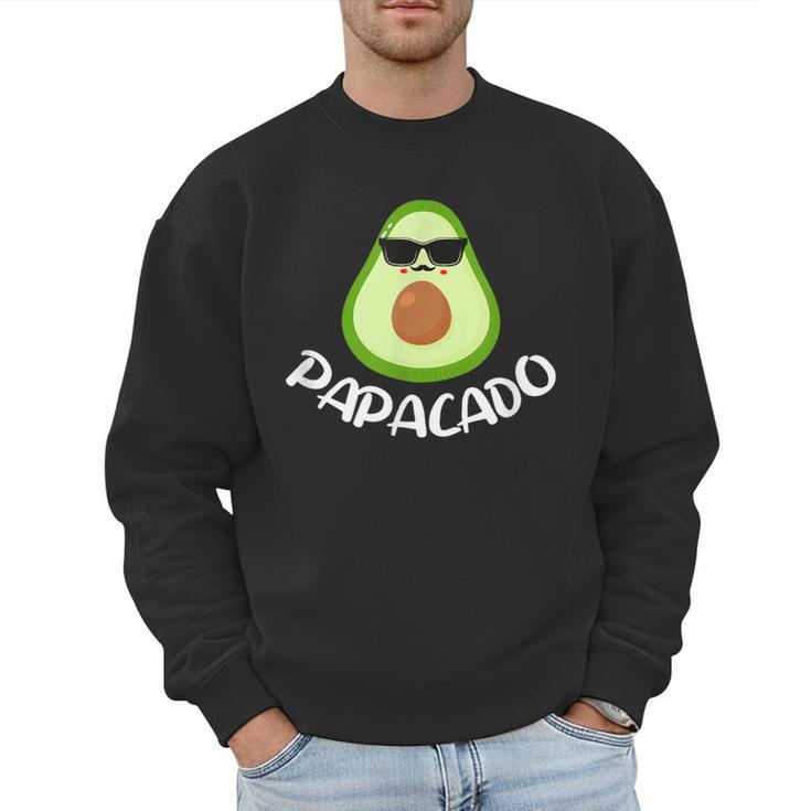 Papacado Avocado Dad Daddy Father's Day Men Sweatshirt