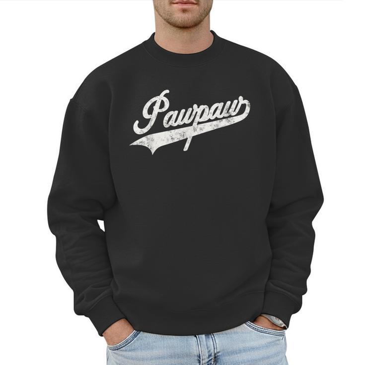 Pawpaw Vintage Retro Style For Dad Grandpa Men Sweatshirt