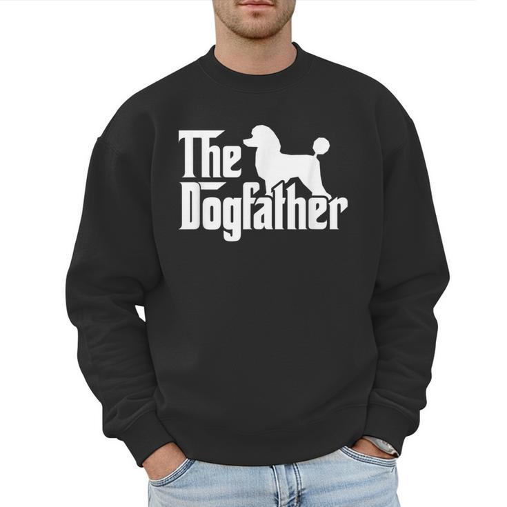 Poodle The Dogfather Cool Dog Daddy Dad Papa Father Men Kids Men Sweatshirt