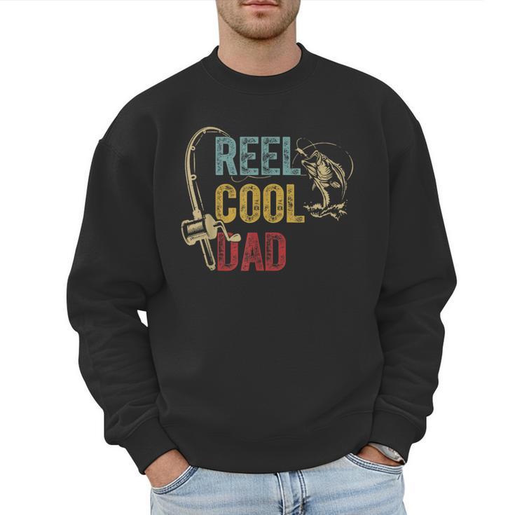 Reel Cool Dad Fishing Shirt Father's Day Fisherman Men Sweatshirt
