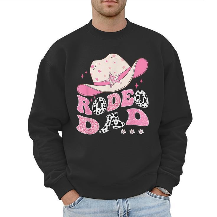 Rodeo Dad Pink Cowgirl 1St Birthday Family Matching Men Sweatshirt