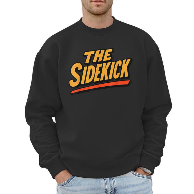 Sidekick Easy Halloween Matching Superhero Costume Dad Mom Men Sweatshirt