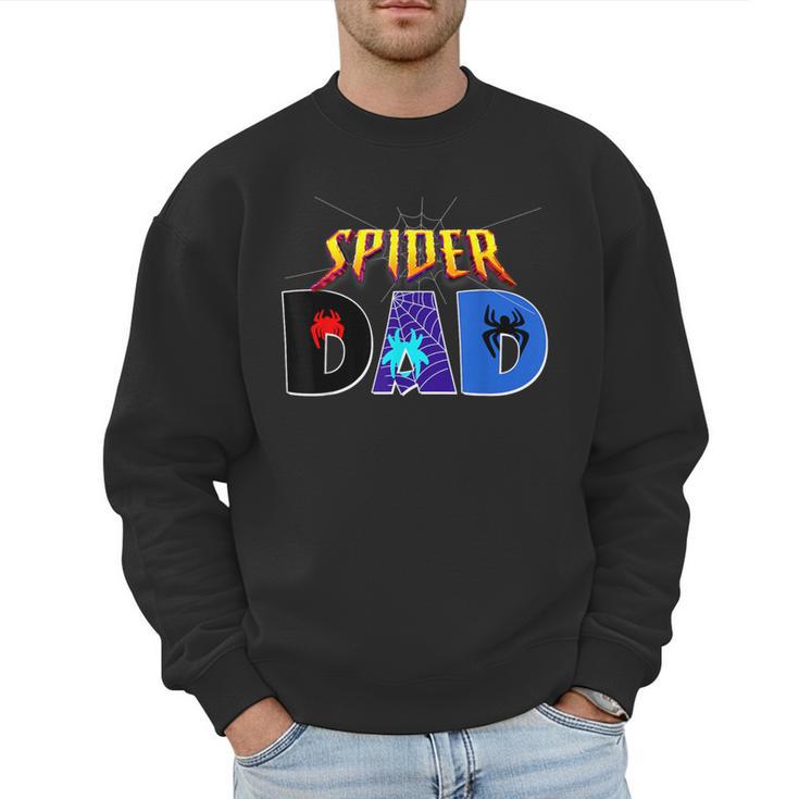 Spider Dad Shirt Birthday Fathers Day Halloween Costumes Pjs Men Sweatshirt