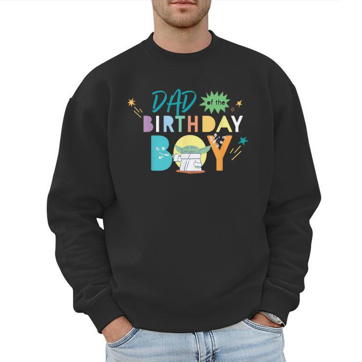 Star Wars Grogu Mandalorian Toon Dad Of The Birthday Boy Men Sweatshirt
