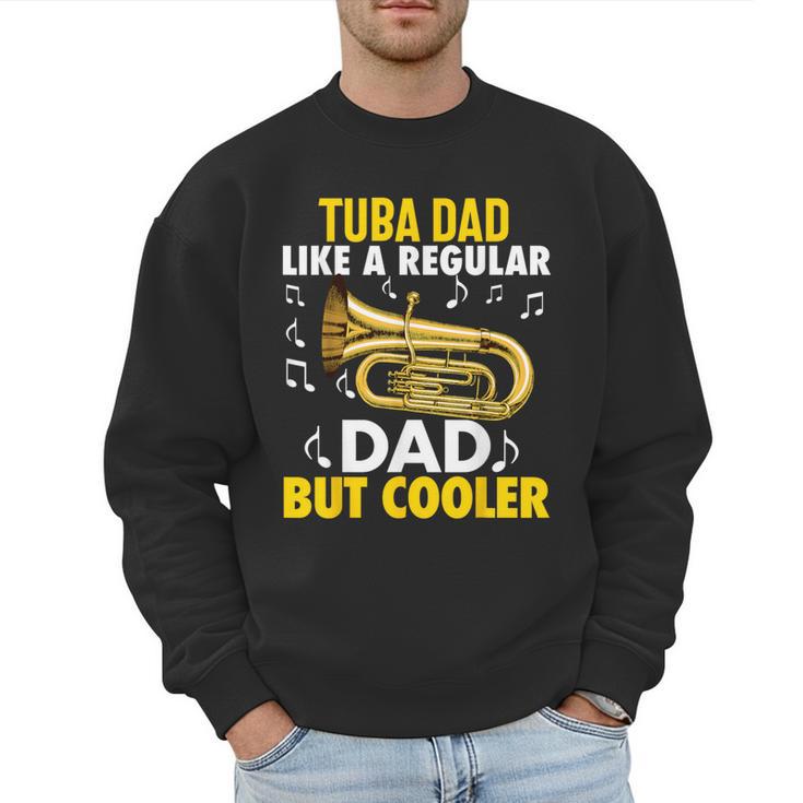 Tuba Player Men Dad Grandpa Marching Band Brass Tubist Men Sweatshirt