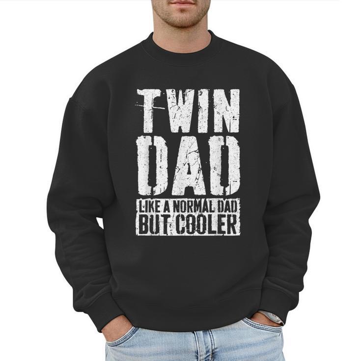 Twin Dad Shirt Men Dad Of Twins Fathers Day Men Sweatshirt
