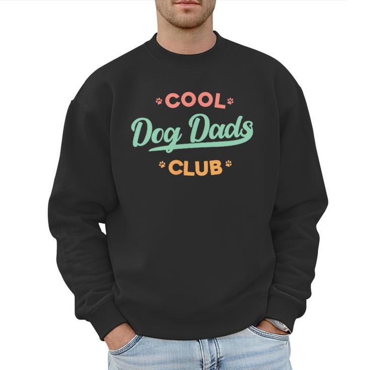 Vintage Cool Dog Dads Club Father's Day Dog Lover Men Sweatshirt