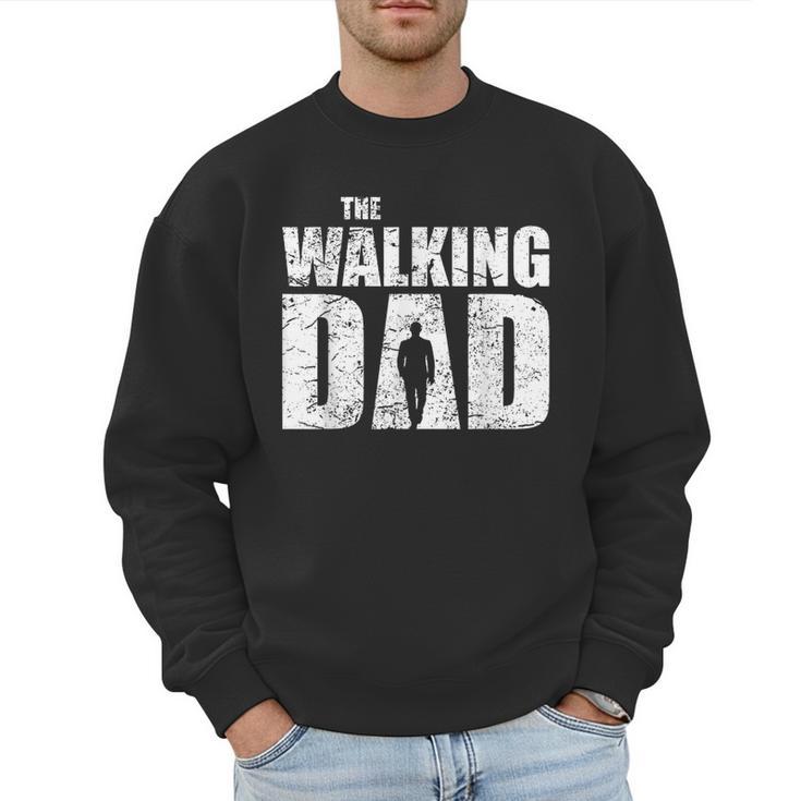 The Walking Dad Father Man Dead Retro Vintage Men Fun Men Sweatshirt