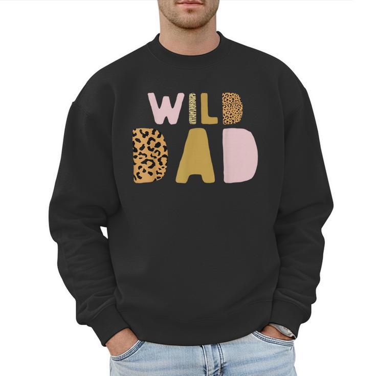 Wild Wild Dad Two Wild Birthday Outfit Zoo Birthday Animal Men Sweatshirt