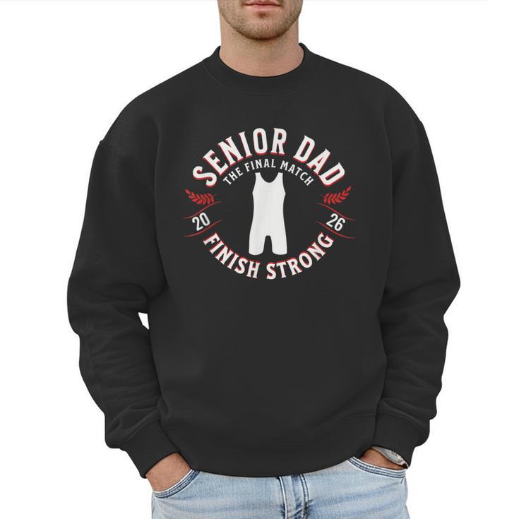 Wrestling Senior Dad The Final Match 2026 Men Sweatshirt