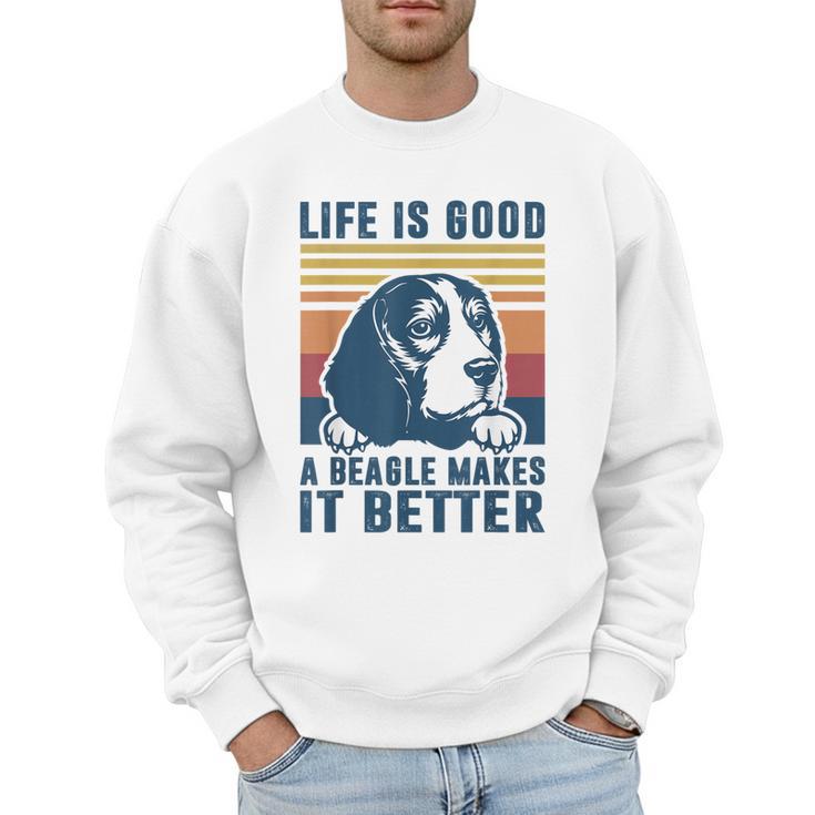 Beagle For Men Women Beagle Dog Mom Dad Beagle Men Sweatshirt
