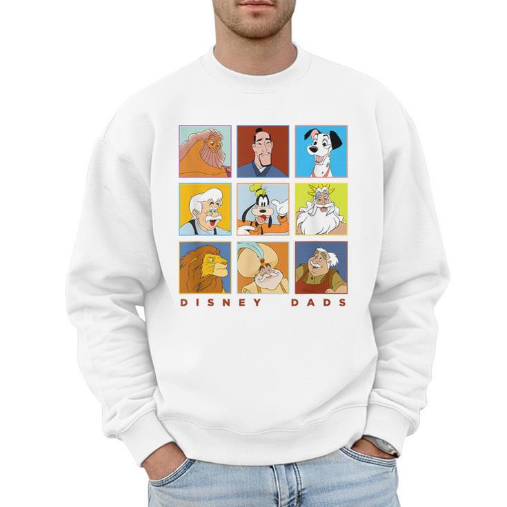 Disney Classic Father's Day Disney Dads Colorful Panels Men Sweatshirt