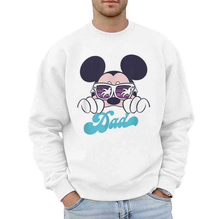 Disney Mickey And Friends Cool Mickey Summer Vibes Dad Logo Men Sweatshirt