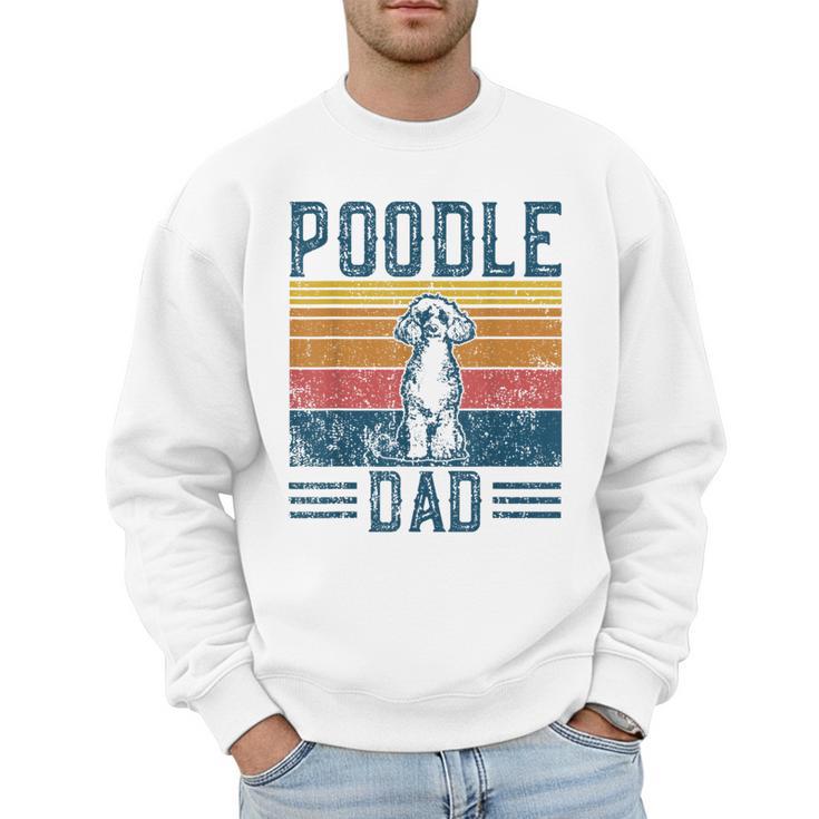 Dog Dad Vintage Poodle Dad Men Sweatshirt