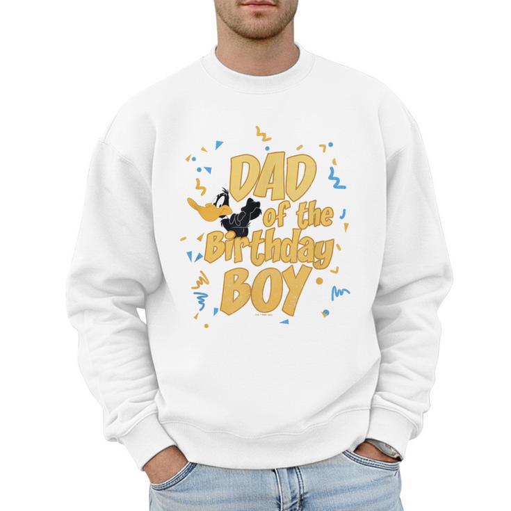 Looney Tunes Birthday Daffy Duck Dad Of The Birthday Boy Men Sweatshirt