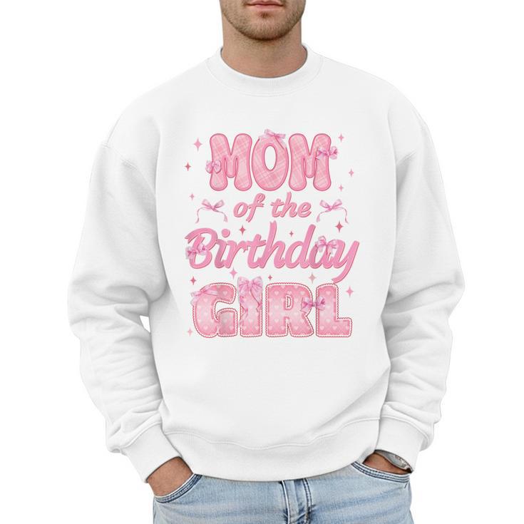 Mom And Dad Of The Birthday Girl Coquette Family Matching Men Sweatshirt Mom And Dad Of The Birthday Girl Coquette Family Matching Men Sweatshirt