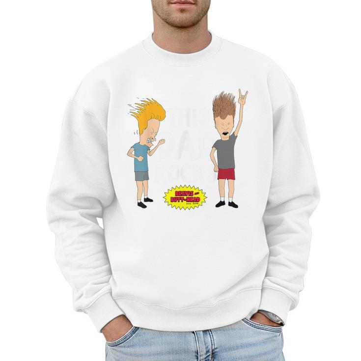 MTV Beavis And Butthead This Dad Rocks Men Sweatshirt