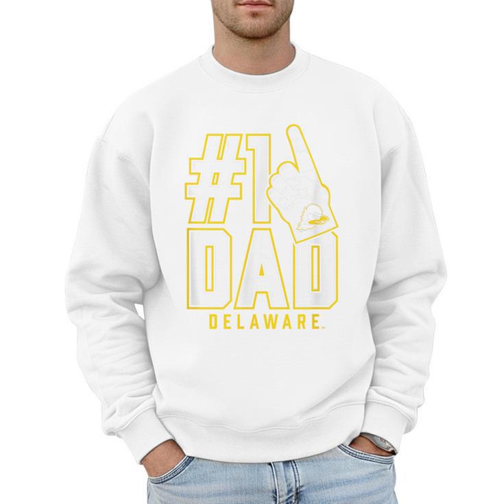 University Of Delaware Blue Hens 1 Dad Men Sweatshirt