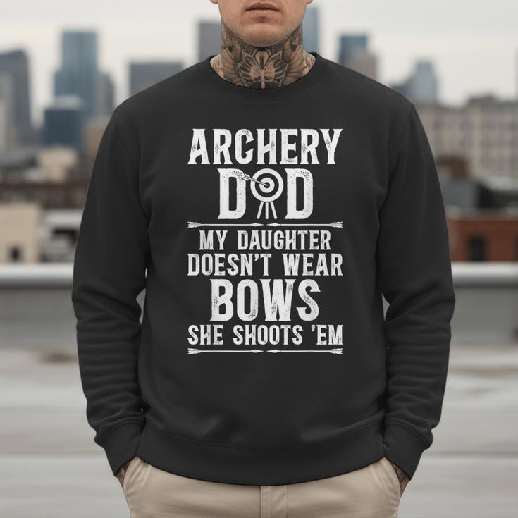 Archery Dad Dad Of An Archer Father Men Sweatshirt