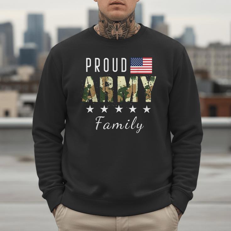 Army Graduation Proud Military Family Mom Dad Brother Sister Men Sweatshirt