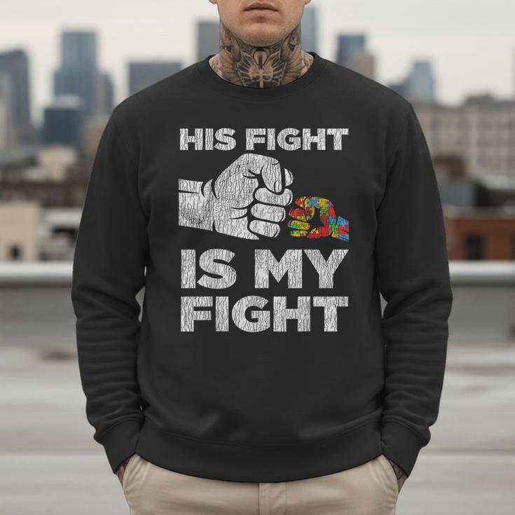 Autism Awareness Mom Dad Parents Autistic Kids Awareness Small Men Sweatshirt