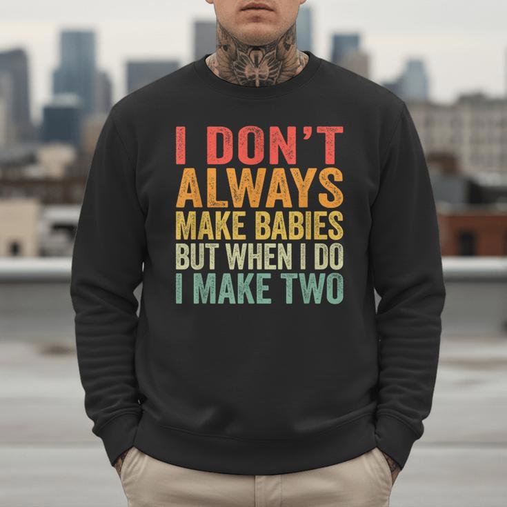 Baby Twins For Pregnant Mum Dad Men Sweatshirt Baby Twins For Pregnant Mum Dad Men Sweatshirt