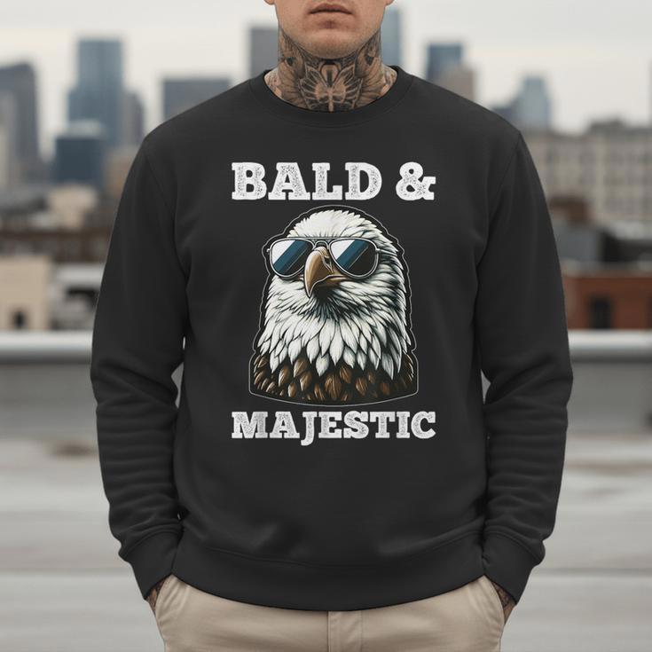 Bald & Majestic Sexy Bald Guy Dad Men Sweatshirt