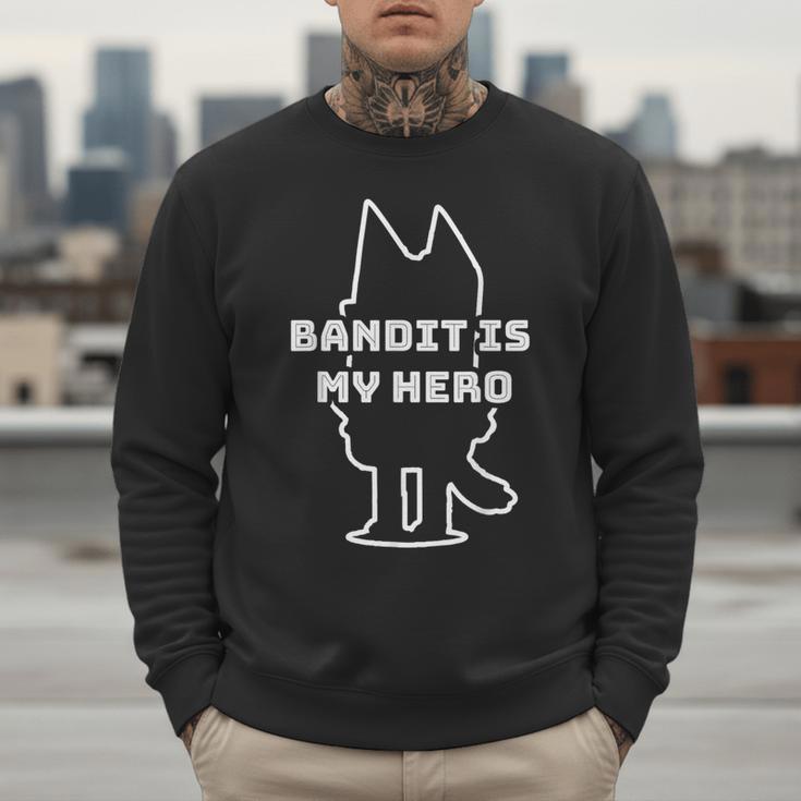 Bandit Is My Hero Kid's Show Dad Dog Men Sweatshirt