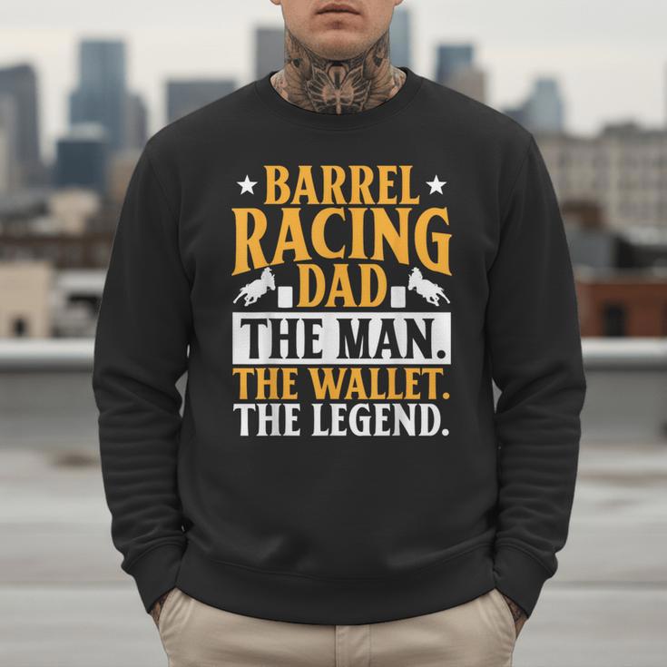Barrel Racing Dad Horse Barrel Racer Men Sweatshirt