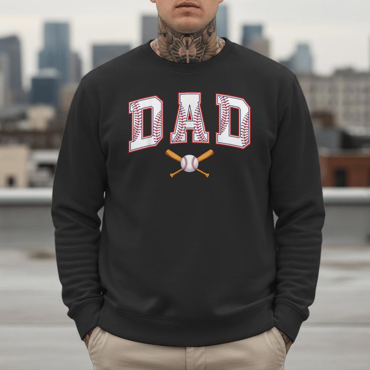 Baseball Dad Shirt Baseball Player Game Day Father's Day Men Sweatshirt