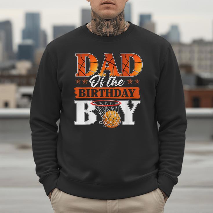 Basketball DAD Of The Birthday Boy Family Matching Men Sweatshirt