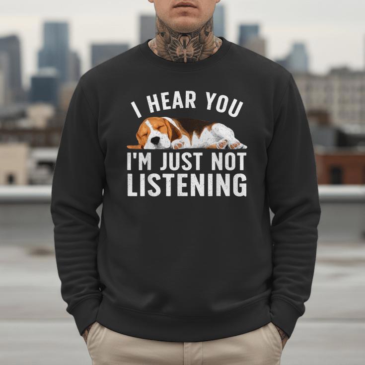 Beagle For Men Women Dad Mom Beagle Dog Lovers Men Sweatshirt