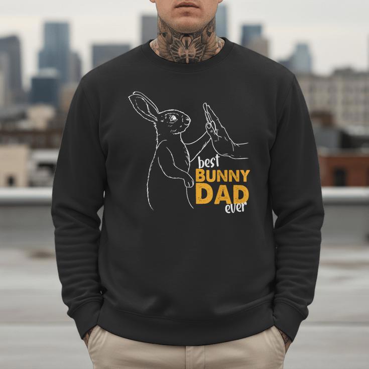 Best Bunny Dad Ever Rabbit Daddy Bunny Father Bunny Men Sweatshirt