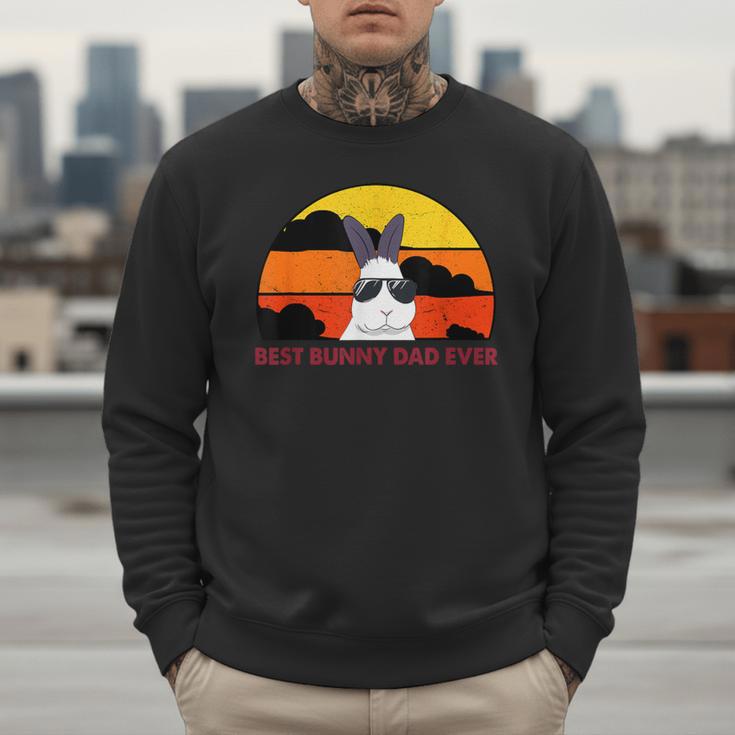 Best Bunny Dad Ever Rabbit Jumper Dad Men Sweatshirt