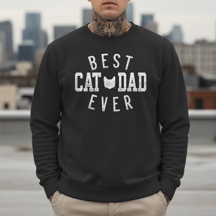 Best Cat Dad Ever For Daddy Father's Day Birthday For Men Men Sweatshirt