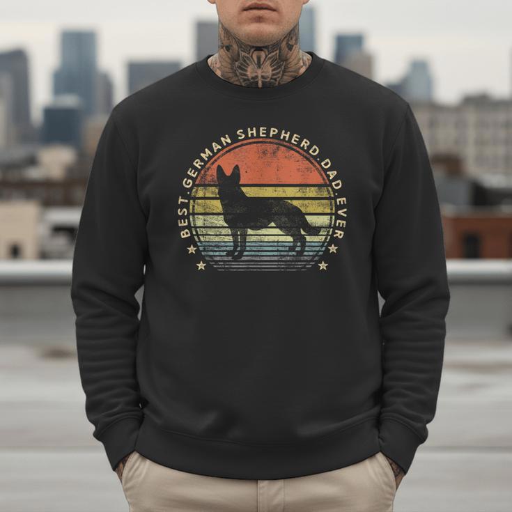 Best German Shepherd Dad Ever Daddy Dog Lover Owner Men Sweatshirt