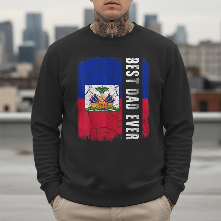 Best Haitian Dad Ever Haiti Daddy Father's Day Men Sweatshirt