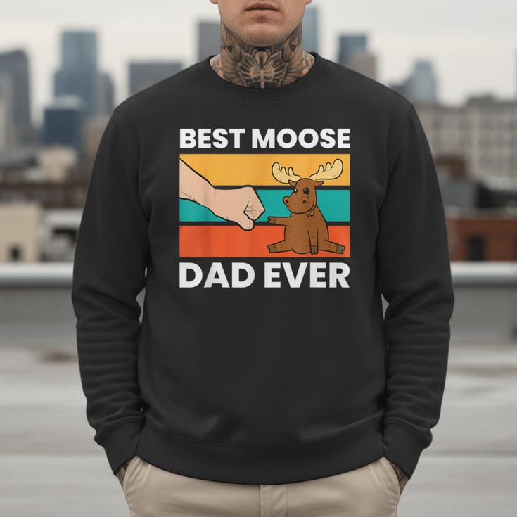 Best Moose Dad Ever Moose Men Sweatshirt