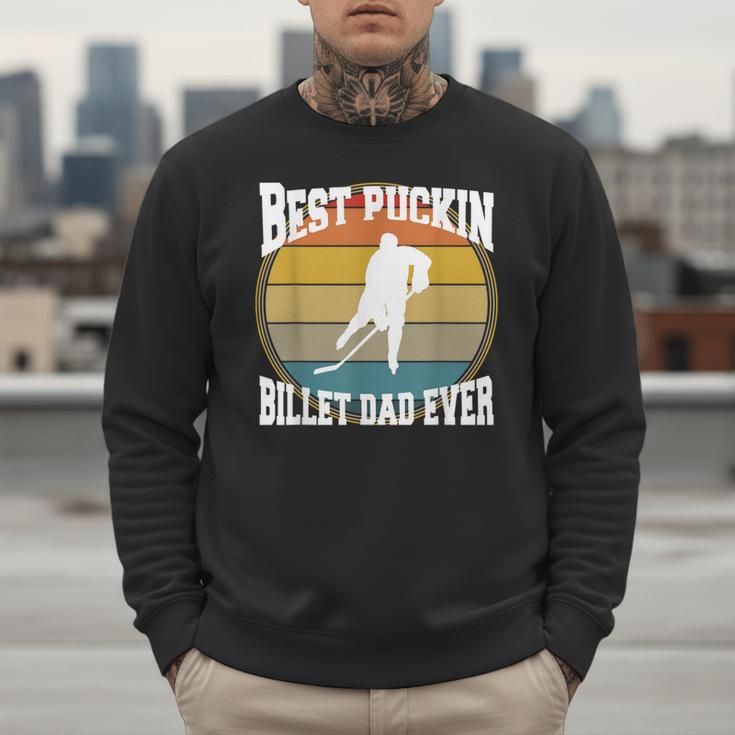 Best Puckin Billet Dad Hockey Men Sweatshirt