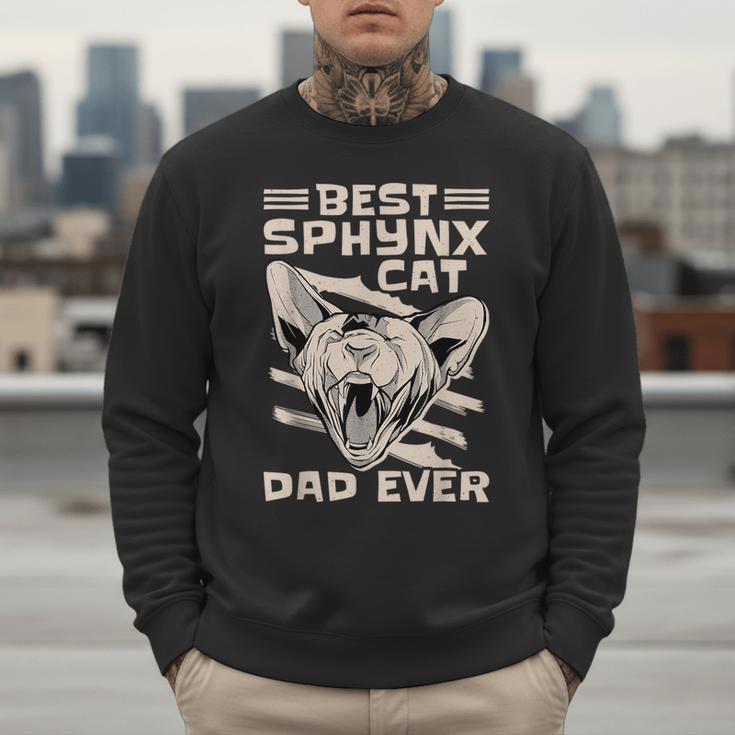 Best Sphynx Cat Dad Ever Apparel For Animal Lover Men Women Men Sweatshirt