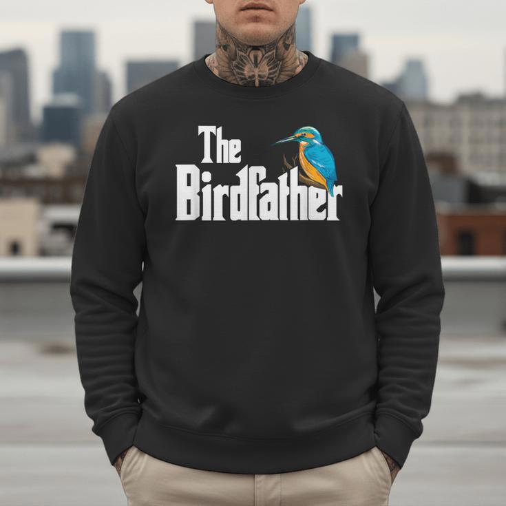 The Bird Father Bird Watching Meme Birder Dad Men Sweatshirt