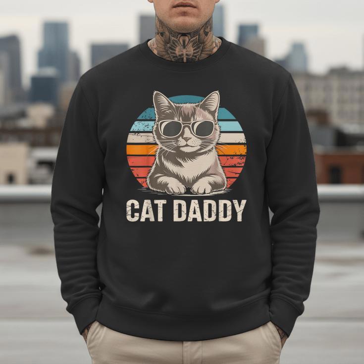 Cat Daddy Shirt Men Cat Lover Dad Fathers Day Men Sweatshirt