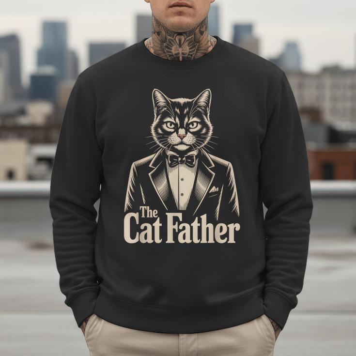 Cat Lover The CatFather Cat Dad Men Sweatshirt Cat Lover The CatFather Cat Dad Men Sweatshirt