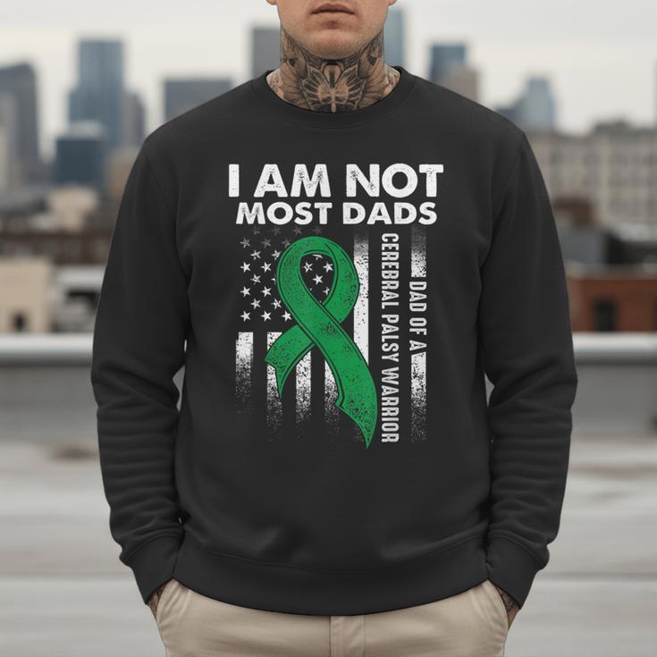 Cerebral Palsy CP Awareness Most Dads Warrior Survivor DA1 Men Sweatshirt