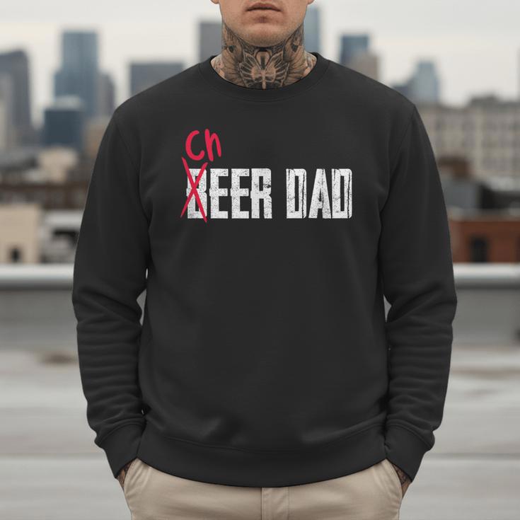 Cheer Dad Beer Dad Cheerleading Father Father's Day Men Sweatshirt